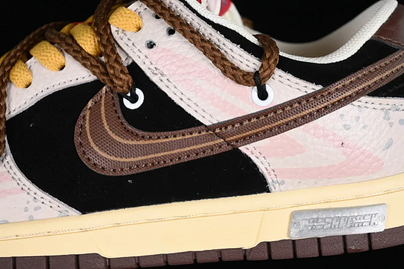 All Categories Nk SB Dunk Series Nk SB Dunk Low Low-top sneakers Nk Dunk Low Panda Prank-street lines graffiti distressed SB strap low-top casual sneakers DR9704-200